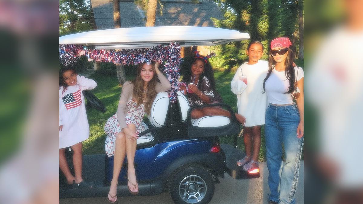 Image of Khloe Kardashian also accompanied her famous sister on vacation.