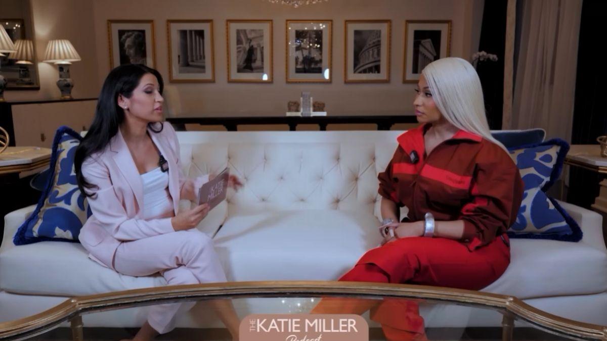 image of Nicki Minaj also spoke about Donald Trump on the podcast. 