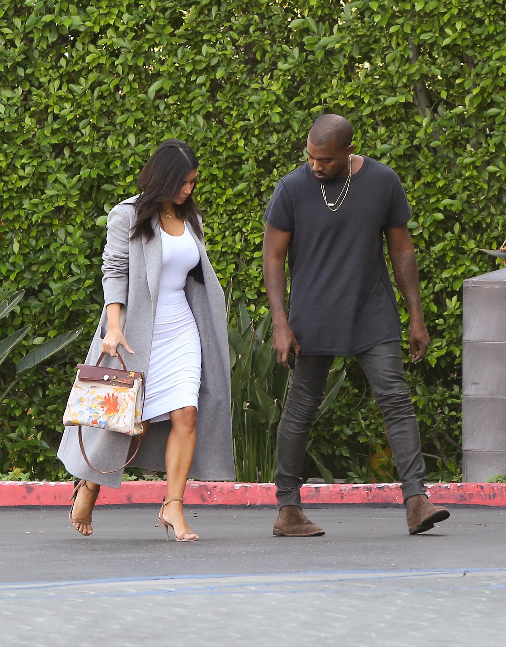 Kanye West Gives Kim Kardashian a Birkin Bag Painted by George