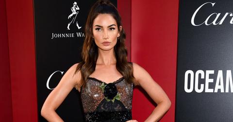 Lily Aldridge NYFW pregnant