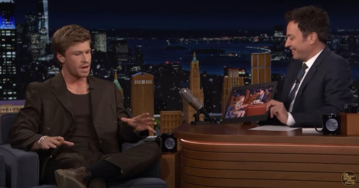 image of Robert Irwin shocked viewers by sharing a terrifying story about being 'death rolled' by a massive 14-foot crocodile named after Jimmy Fallon.