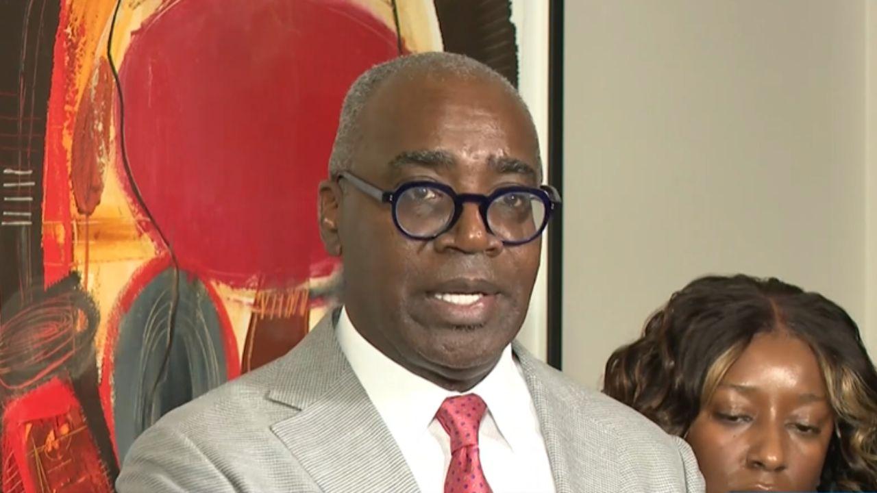 Image of Attorney Roderick Edmond discussed the lawsuit and questioned how the alleged specimen mix-up occurred.