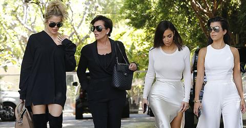 The Kardashian’s Film Their Show In Woodland Hills
