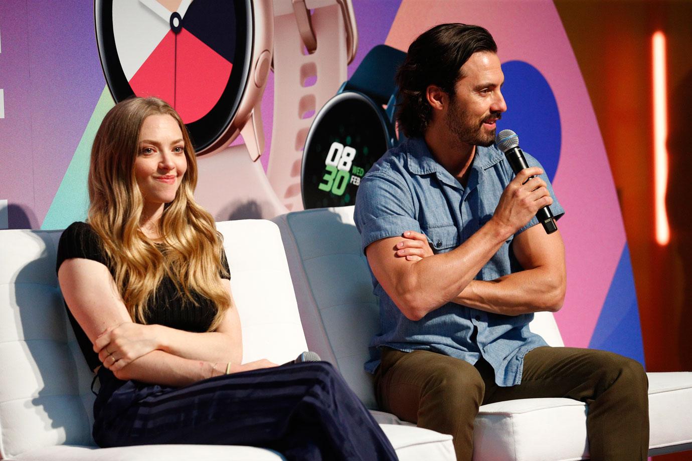 amanda seyfried and milo at play/ground