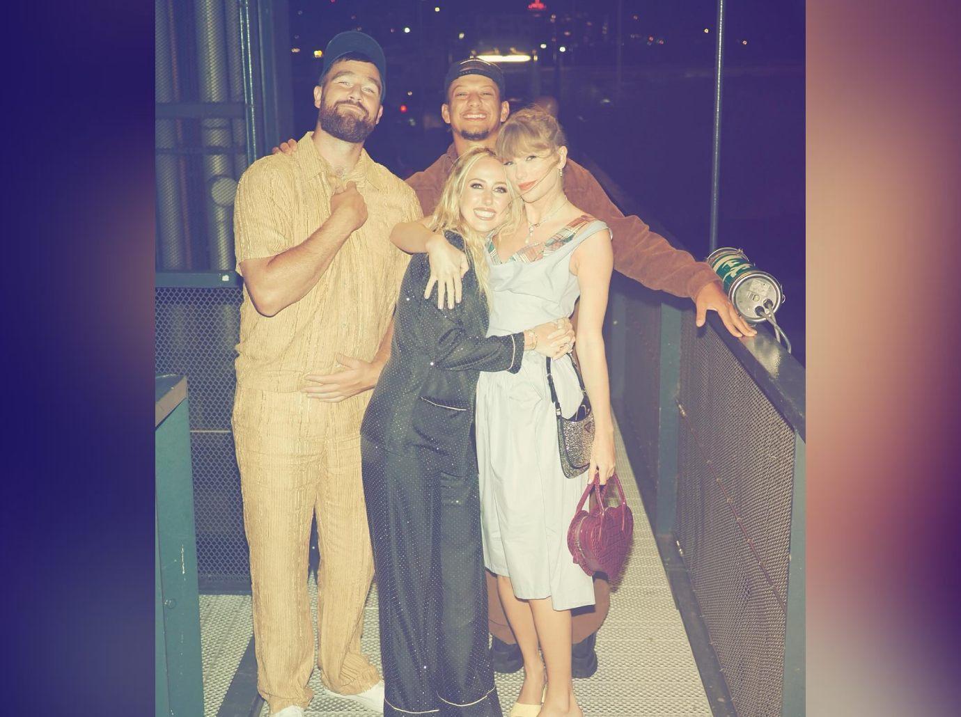 Brittany Mahomes Shares New Photos With Taylor Swift & Travis Kelce