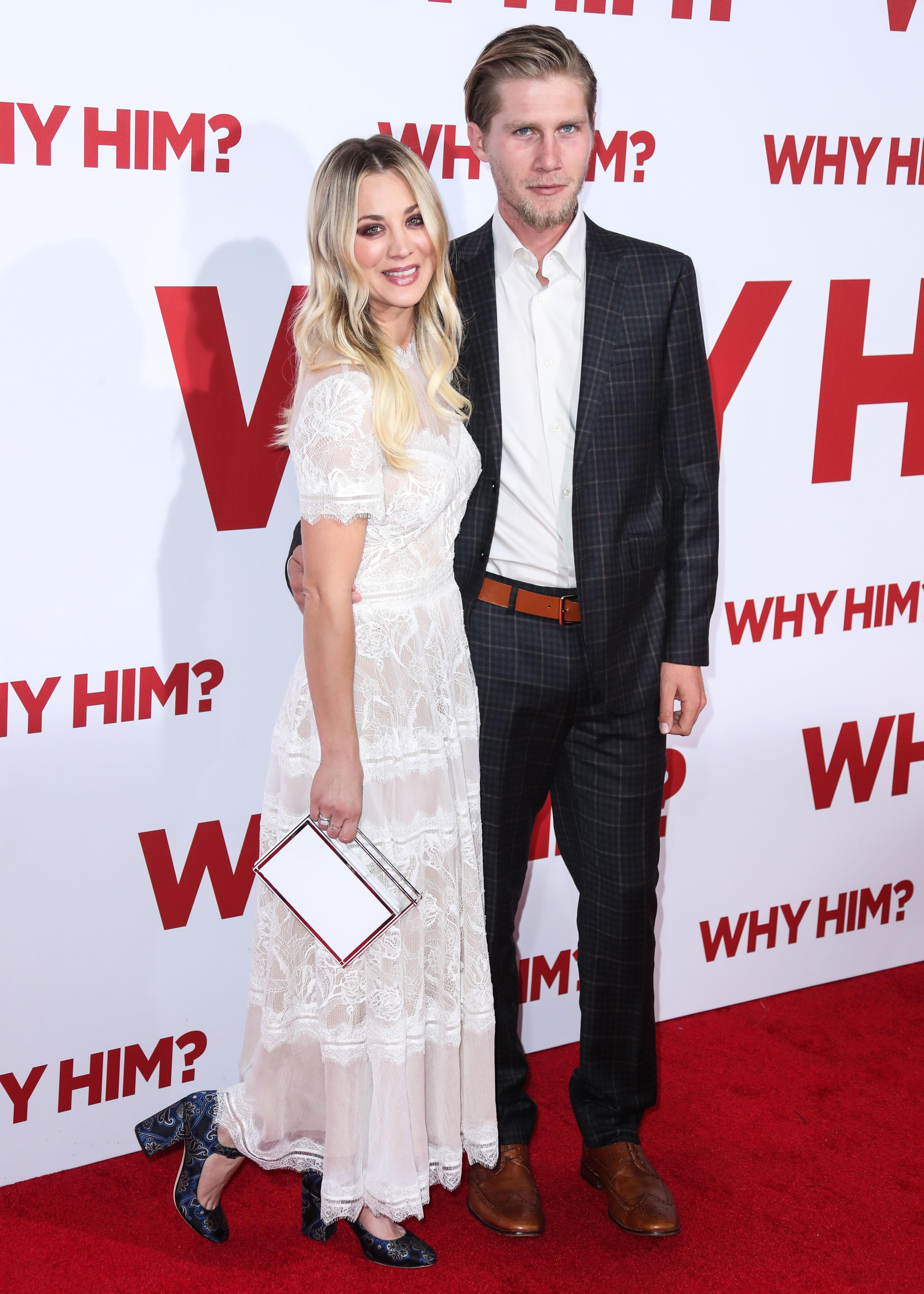 Kaley Cuoco and boyfriend Karl Cook arrive at the Los Angeles Premiere Of 20th Century Fox&#8217;s &#8216;Why Him?&#8217;