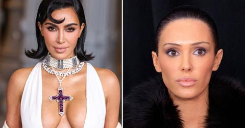 photo of Kim Kardashian and Bianca Censori
