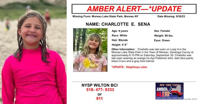 missing girl new york campground abducted charlotte sena