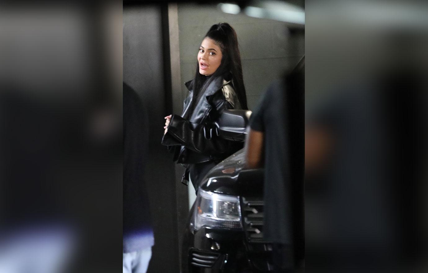 Kylie Jenner Leaves Club With Tyler Cameron