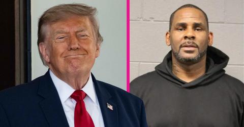 Composite photo of Donald Trump and R. Kelly.