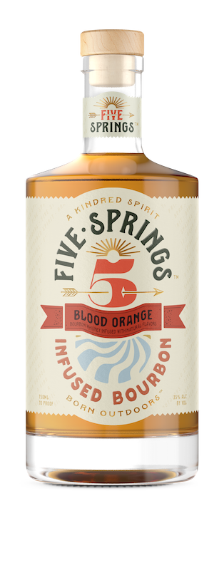 blood orange no backgroundfive springs infused bourbon