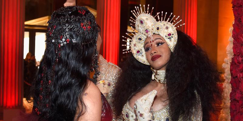 Nicki minaj cardi b end feud 2018 met gala hero