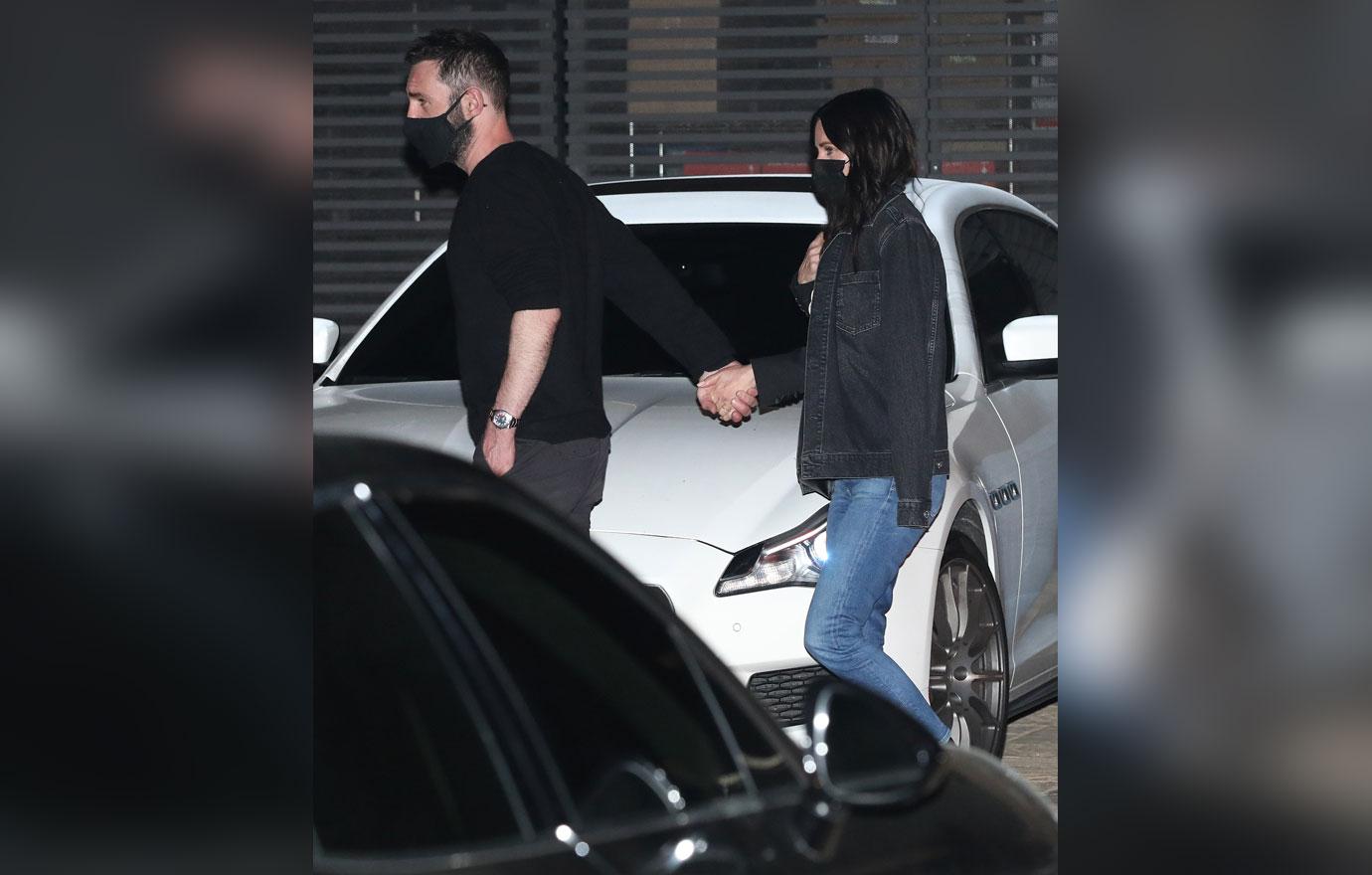 courteney cox and johnny mcdaid have a romantic dinner date at nobu malibu