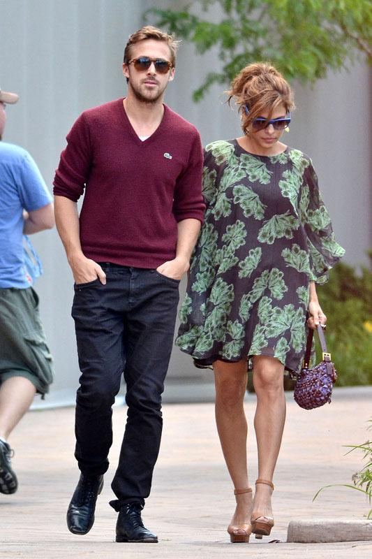 *FILE PHOTOS* Eva Mendes and Ryan Gosling split after two years of dating