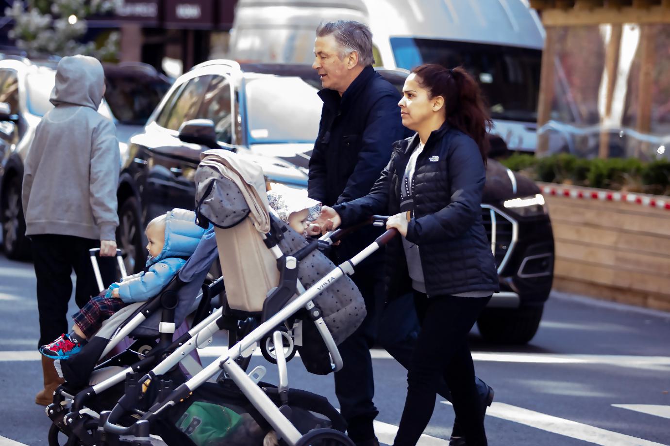 alec baldwin emerges in nyc exonerated photos