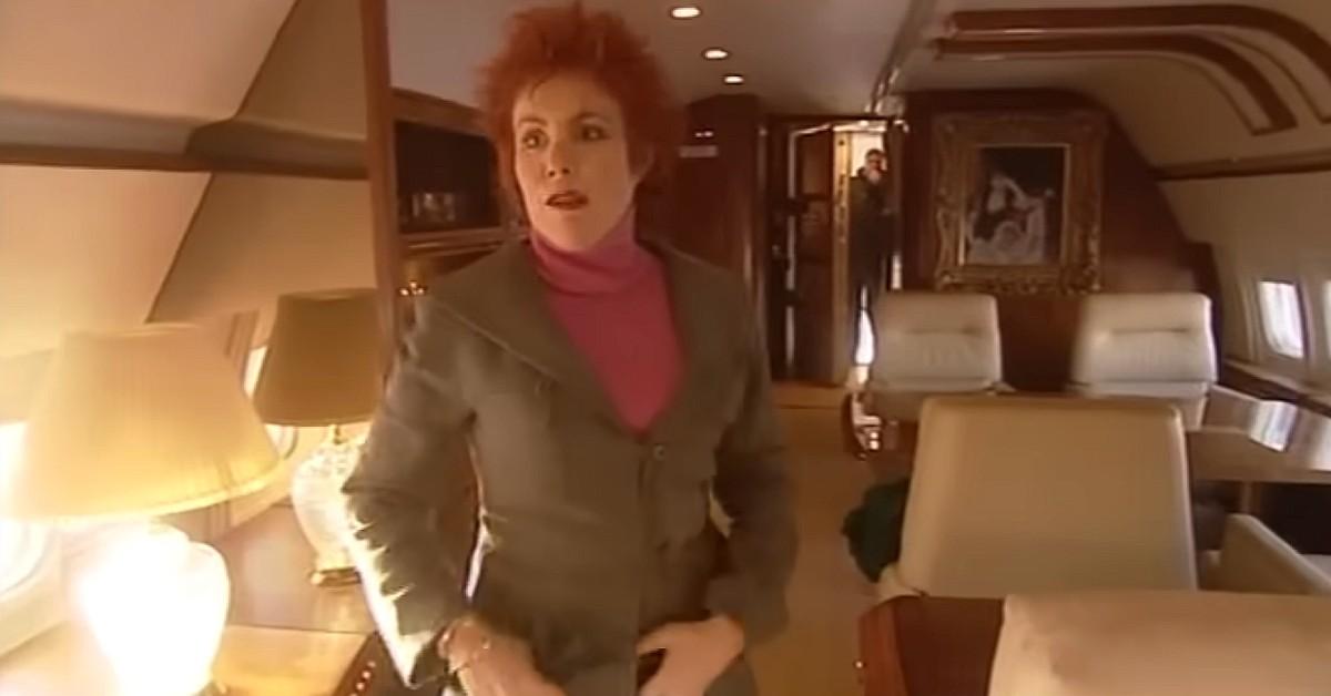 image of Ruby Wax laughed at Donald Trump wanting to become president. 