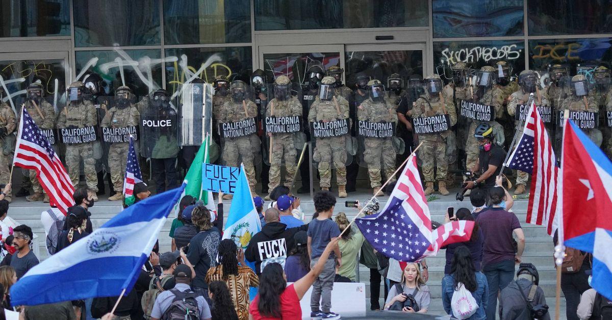 Photo of L.A. protesters