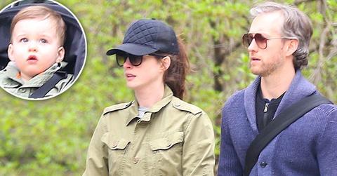 Anne Hathaway Son New York Photos Long