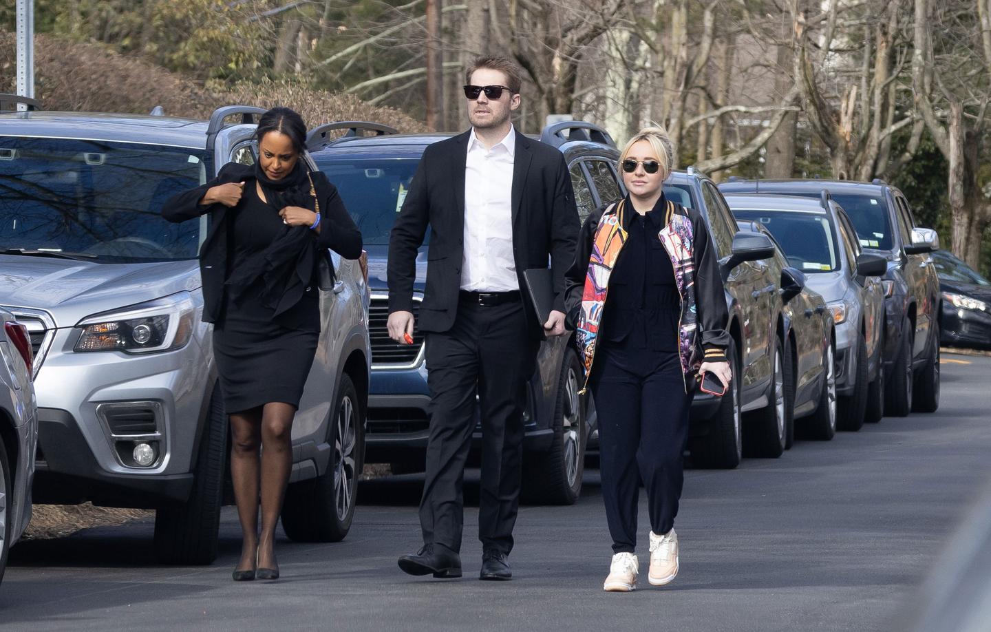 Hayden Panettiere's Ex Brian Hickerson Spotted At Jansen's Memorial