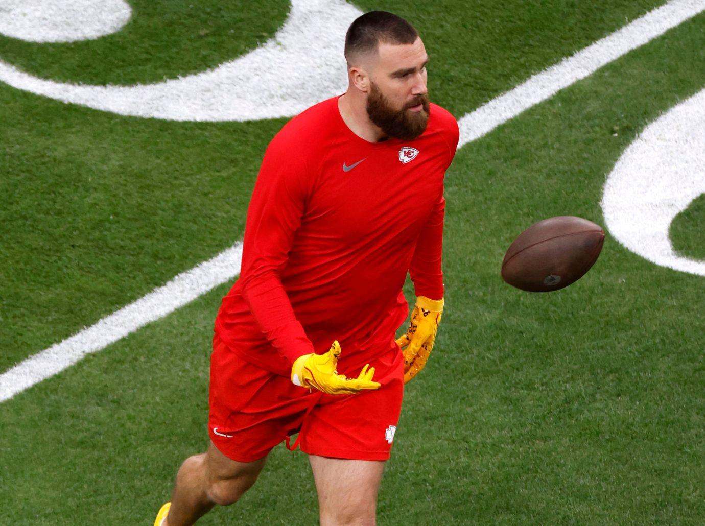 travis kelce andy reid super bowl outburst stay top athlete
