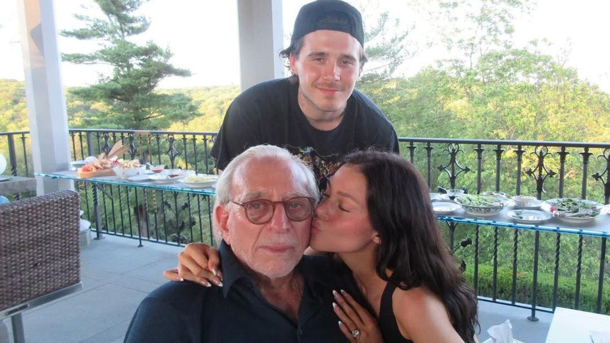 photo of brooklyn beckham, nicola peltz and nelson peltz