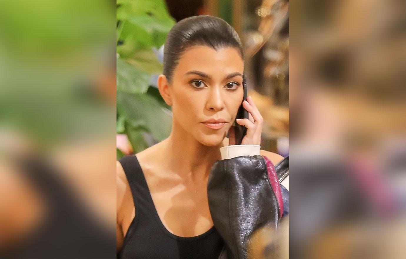 Kourtney Kardashian and Larsa Pippen enjoy a shopping trip together