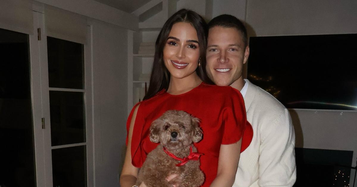 olivia culpo pregnant baby bump first child husband christian mccaffrey