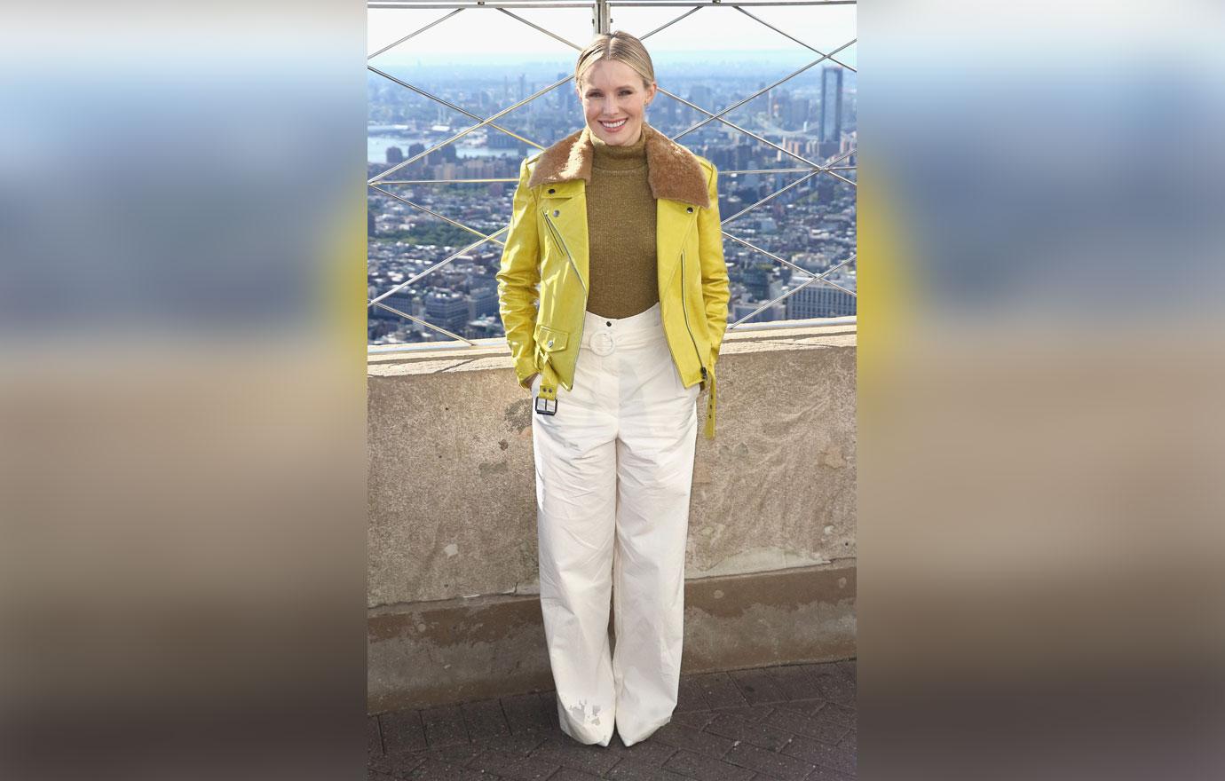 Kristen Bell Visits The Empire State Building In Support Of The Women&#8217;s Peace &amp; Humanitarian Fund