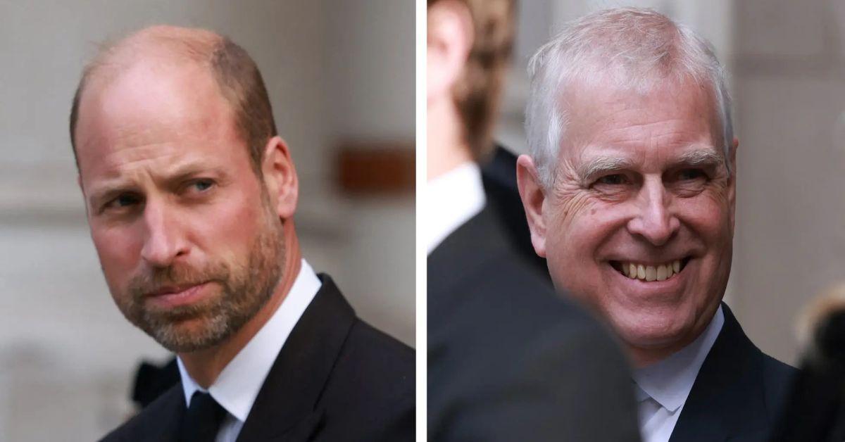 Photo of Prince William reportedly threatened to strip the titles of Prince Andrew's daughters if he refuses to leave the Royal Lodge.