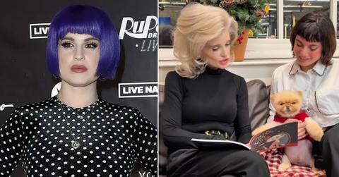 Two photos of Kelly Osbourne