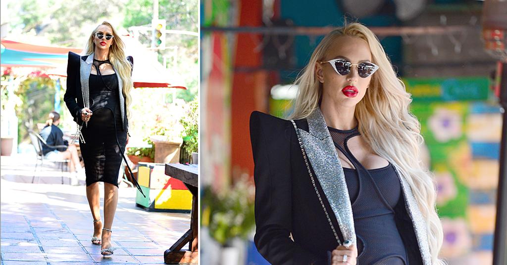 'Selling Sunset' Star Christine Quinn Works Blinged-Out Ensemble At