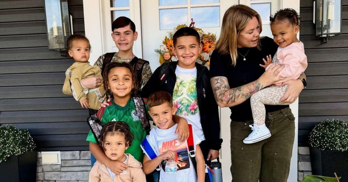 image of Kailyn Lowry has seven children with four different partners.