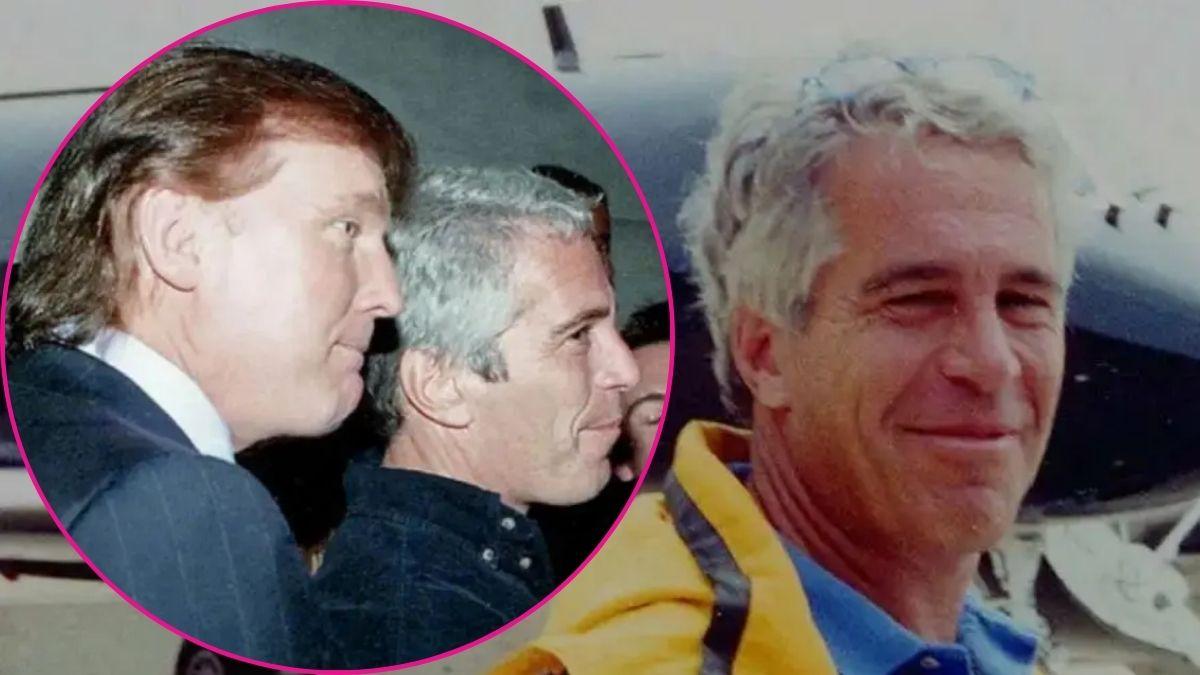 Composite photo of Donald Trump and Jeffrey Epstein.
