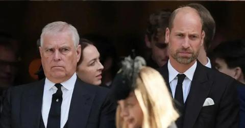 image of Prince William and prince Andrew