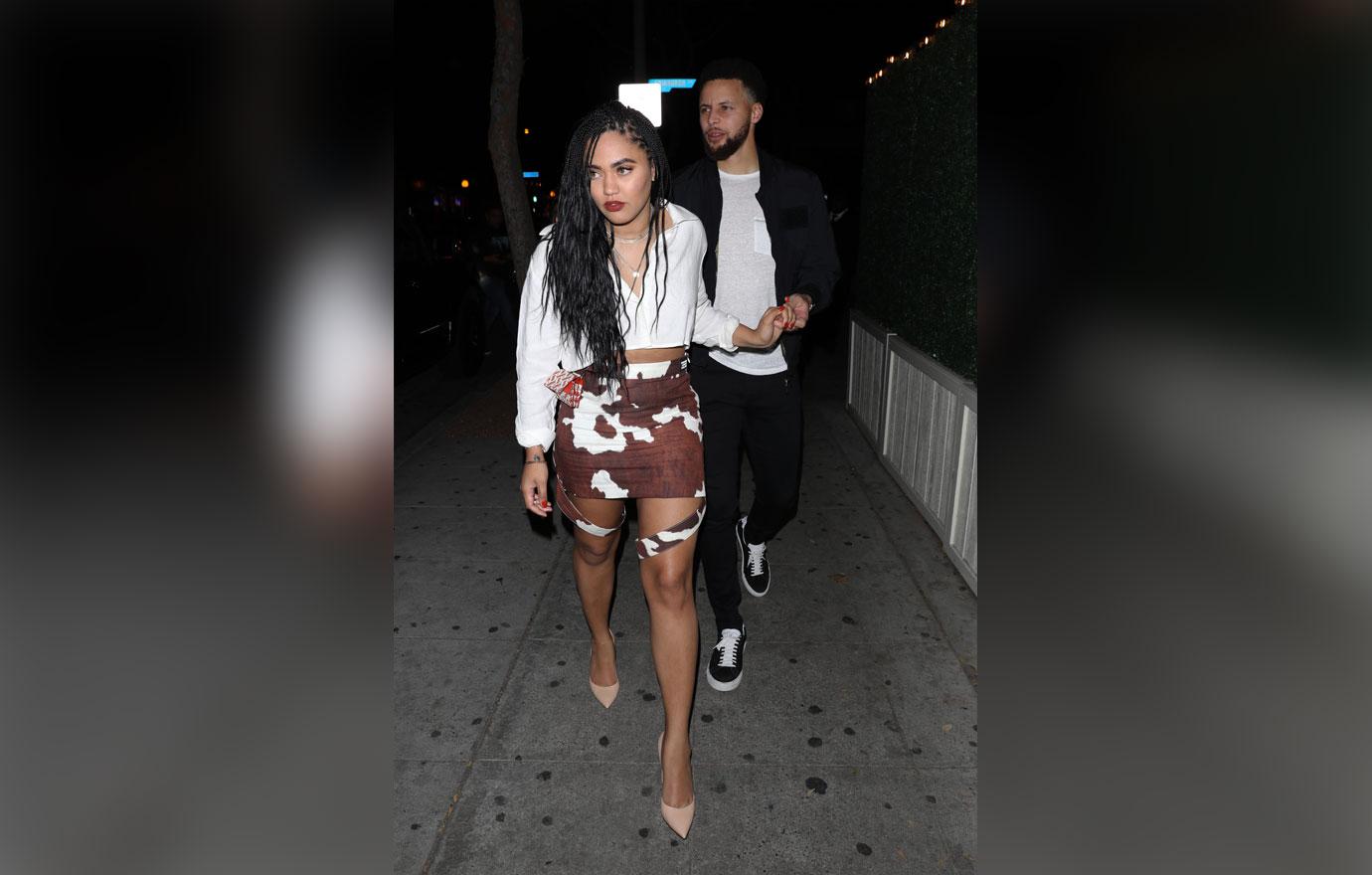 Ayesha & Steph Curry Enjoy A Romantic Date Night In LA