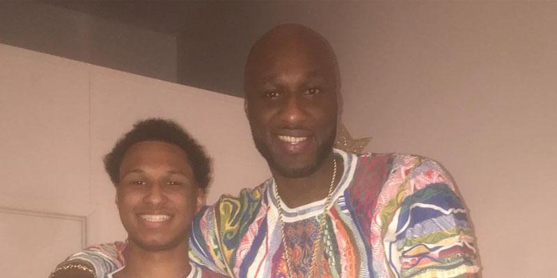 Lamar Odom And Son Lamar Odom Jr. Engagement