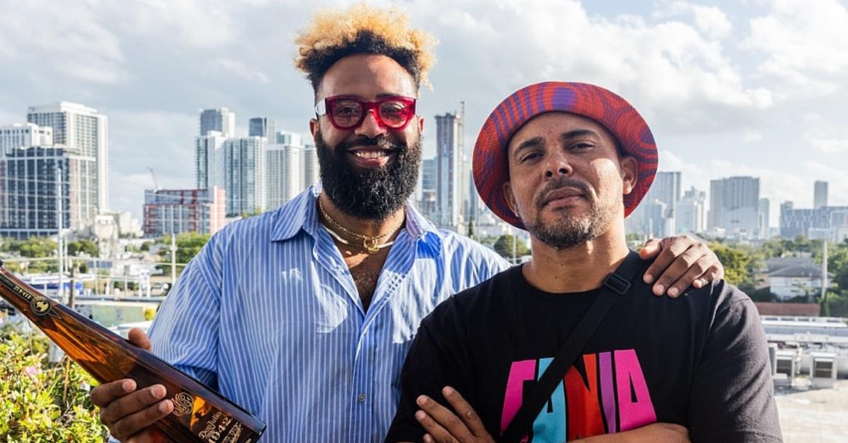 walshy fire and andre gray celebrate miami art week with the maison foundation and tequila don julio  at a private brunch on saturday december th large