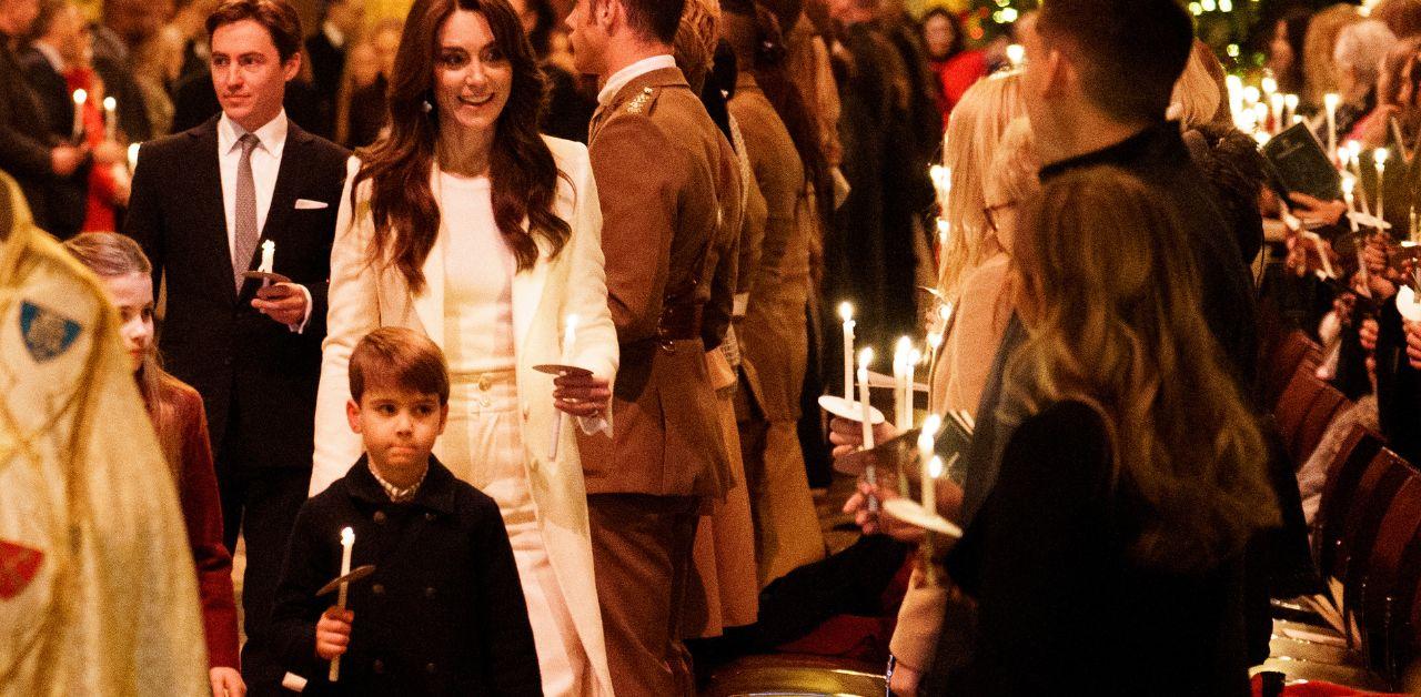 kate middleton twins prince louis christmas photo