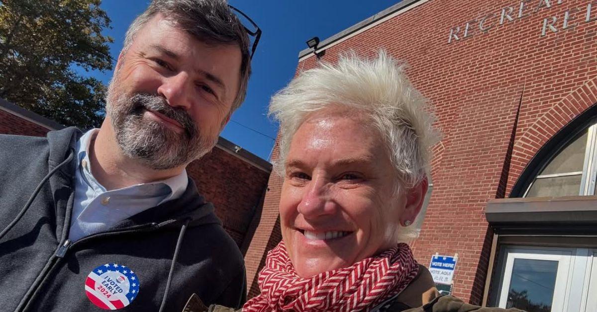Photo of Stuart Claxton and Anne Burrell