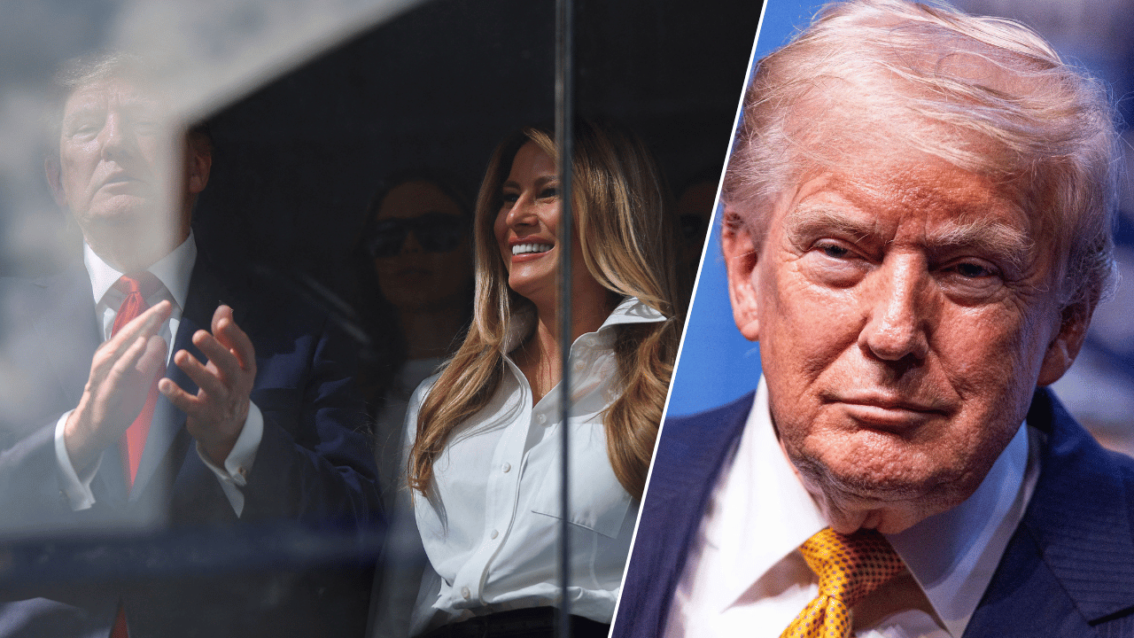 Donald and Melania Trump's Conversation Turns Tense During Freedom 250 Grand Prix: Watch