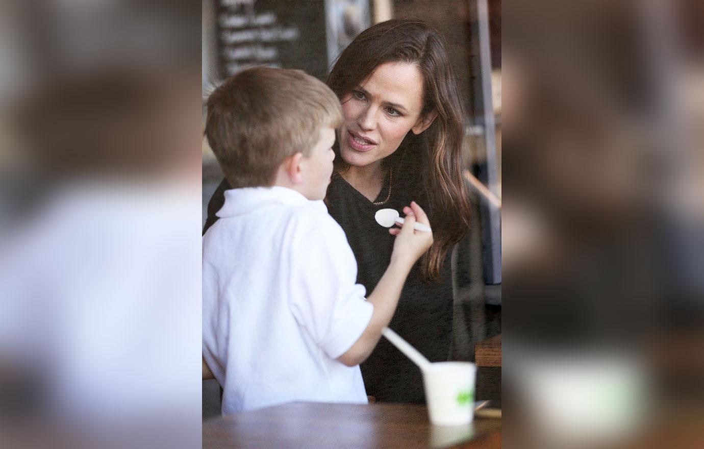 Jennifer Garner takes son Samuel out for some afternoon ice cream