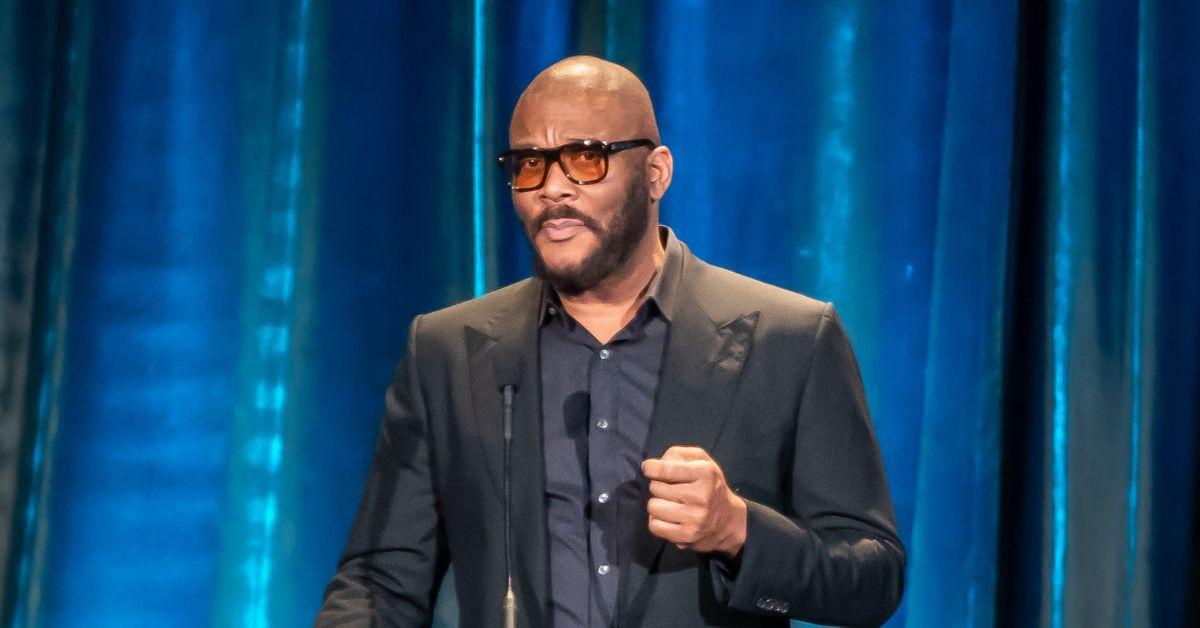 image of Tyler Perry revealed he fired his aunt for her lack of commitment. 