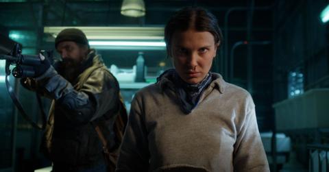 Photo of Millie Bobby Brown in 'Stranger Things.'