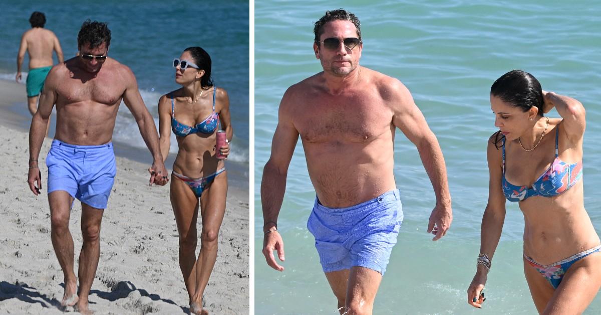 bethenny frankel tom villante beach bikini pics  pp