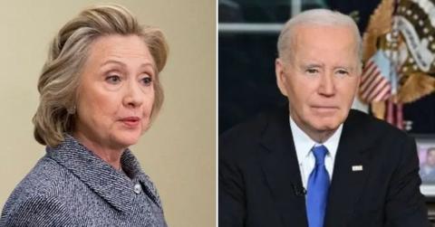 photo of Hillary Clinton and Joe Biden