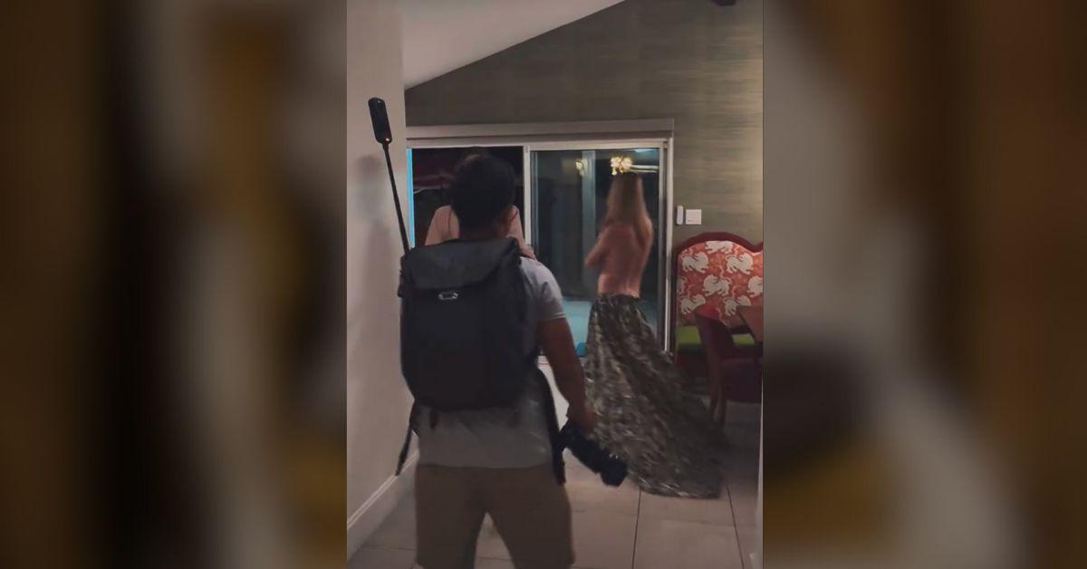 instagram Taryn Manning walked around without a shirt during the party.