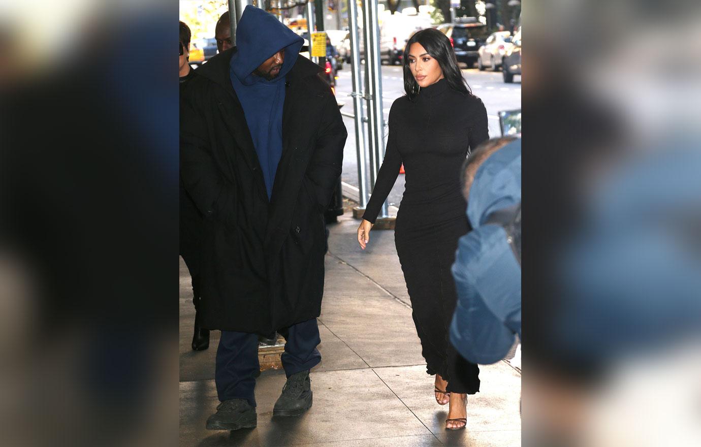 Kim Kardashian & Husband Kanye West Enjoy Date Night At Lakers Game