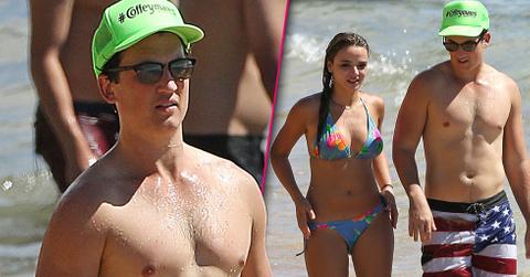 Miles teller girlfriend keleigh sperry bikini beach photos