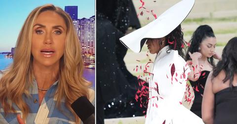 split of Lara Trump, Met Gala.