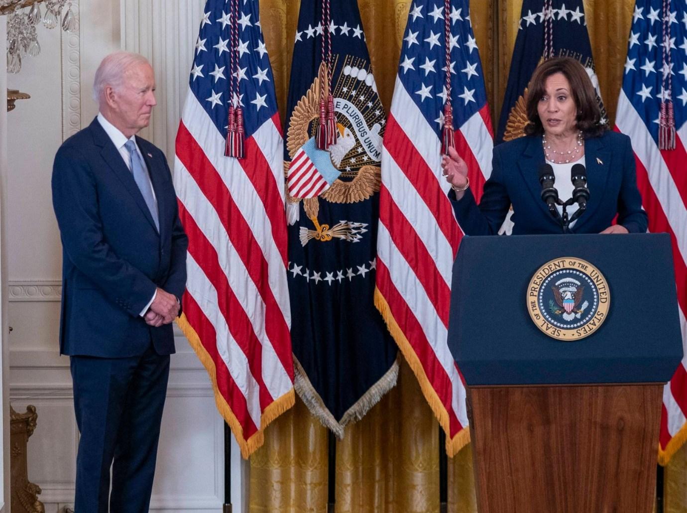 kamala harris president joe biden must earn re election mediocre polls